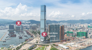 Transit-oriented-development (TOD) in Hong Kong.